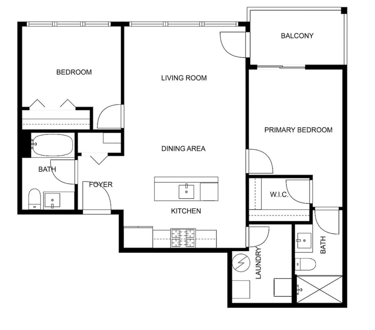 شقة Private Balcony 1 Garage Parking Sleeps 6 شيكاغو المظهر الخارجي الصورة